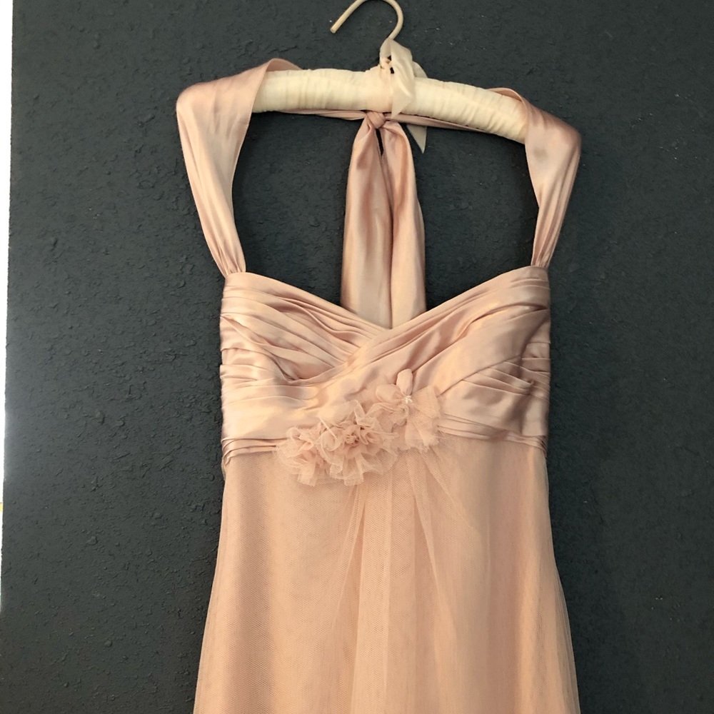 Beautiful blush wedding dress